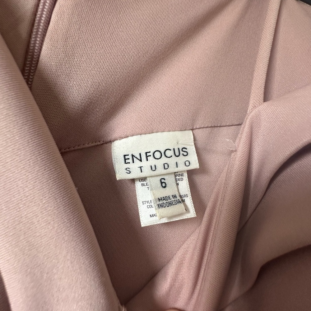 Enfocus Studio Blush One Shoulder Dress - Picture 5 of 5